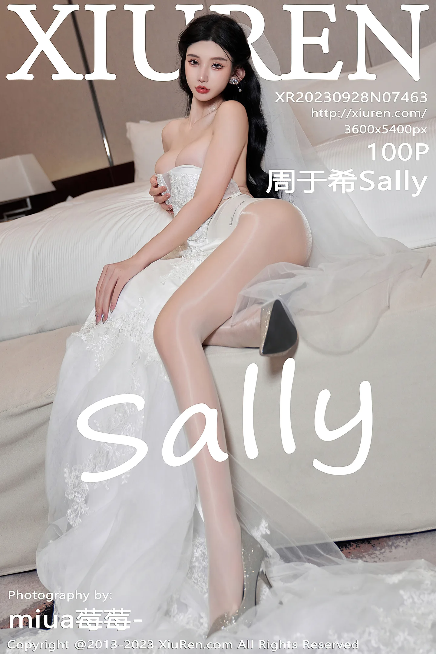 [XiuRen秀人网]No.7463_女神周于希Sally性感白色婚纱+白色蕾丝情趣服饰完美诱惑写真100P-秀人网 - XiuRen.Space